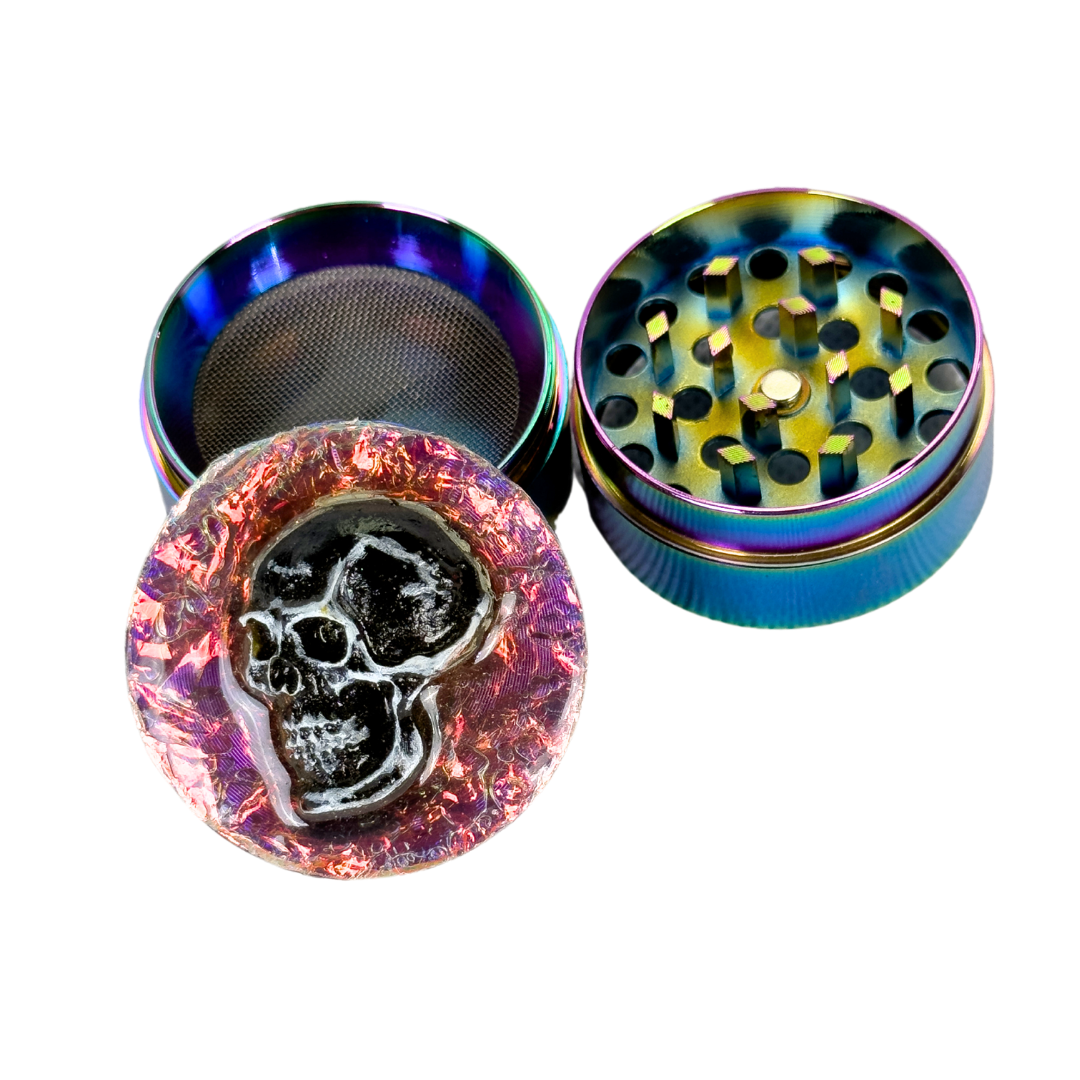 Grinder chico "Calavera holografica"